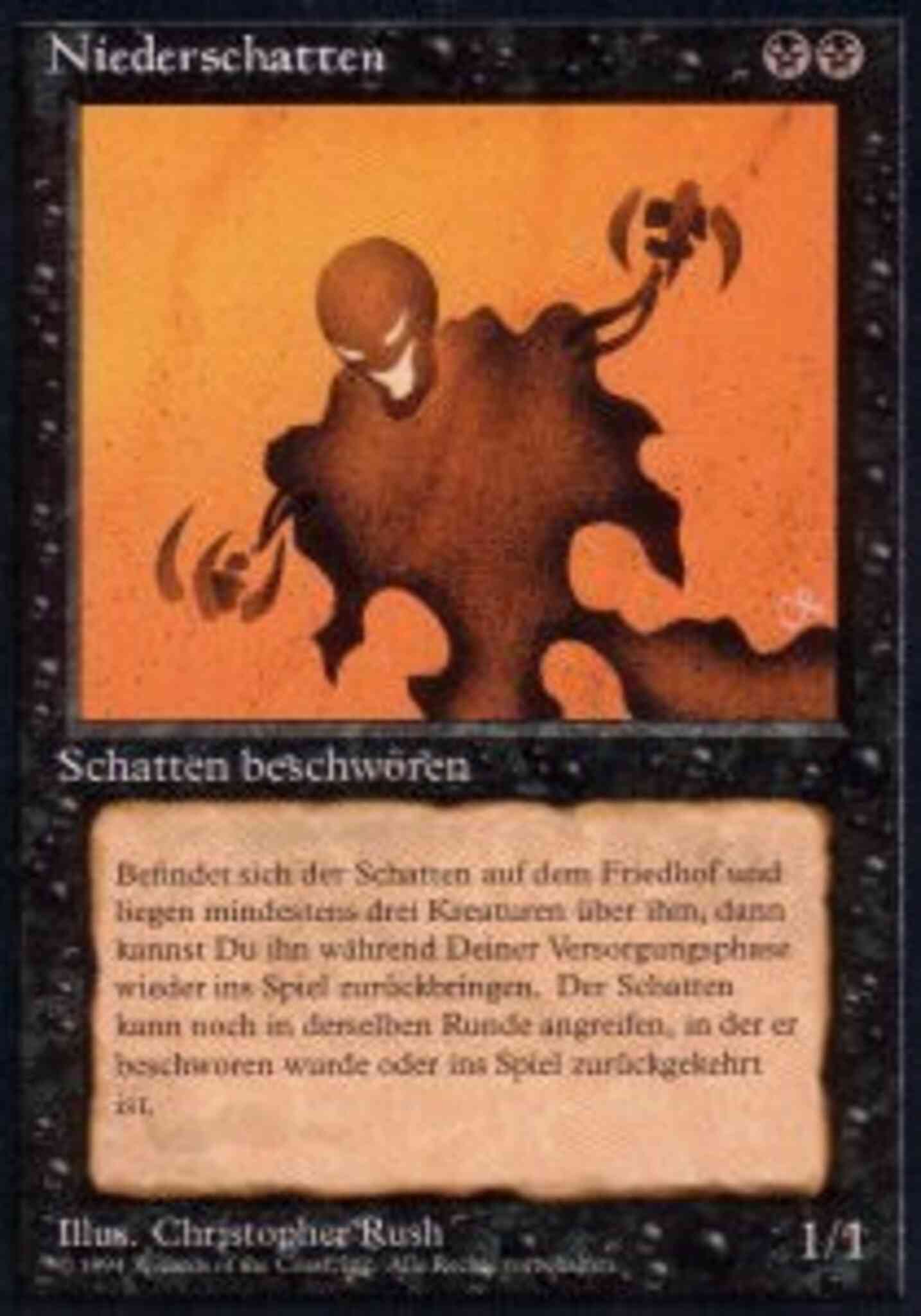 Nether Shadow - German [118] [Foreign Black Border: German] [Non-Foil]