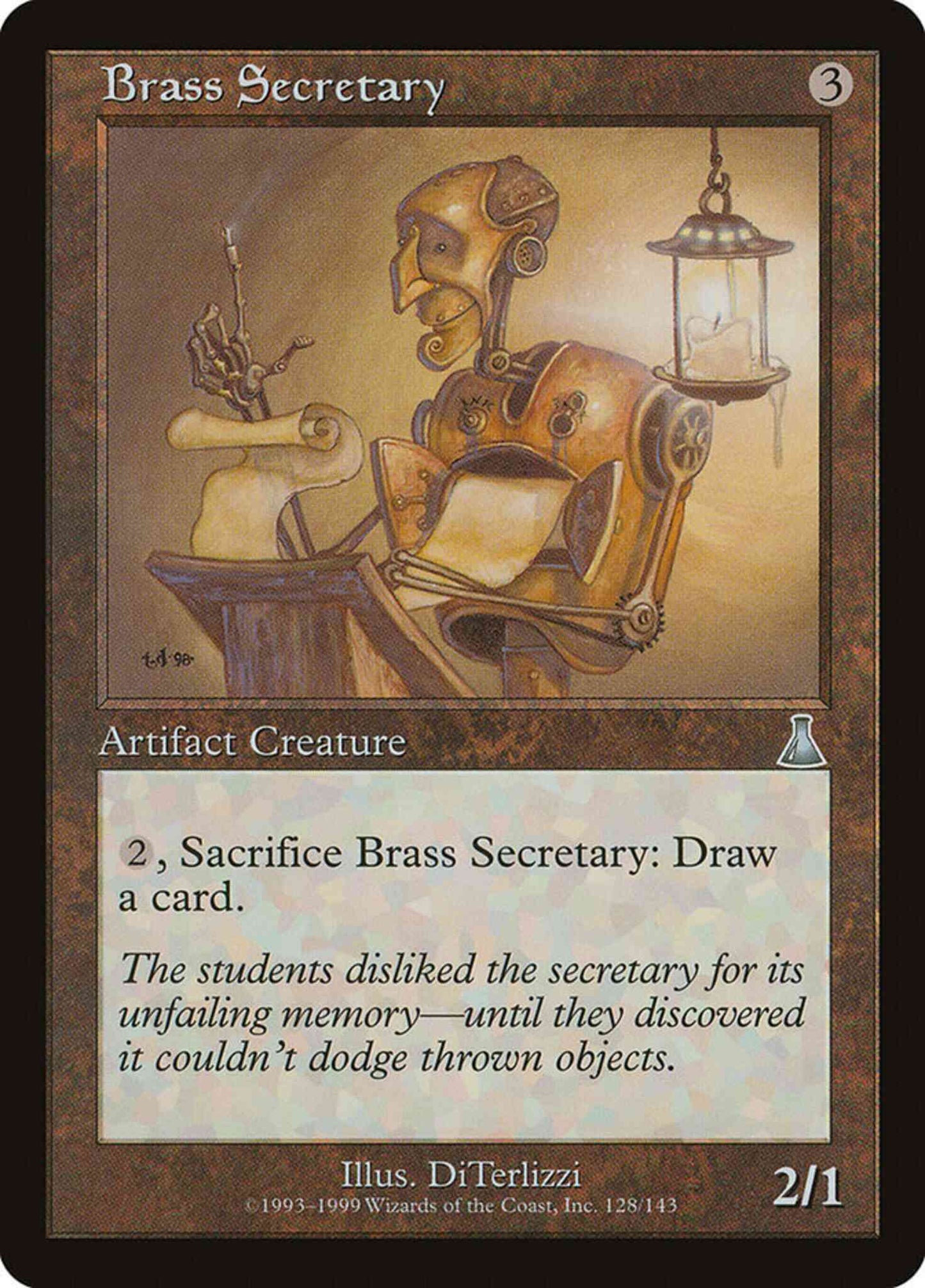 Brass Secretary [128] [Urza's Destiny] [Non-Foil]