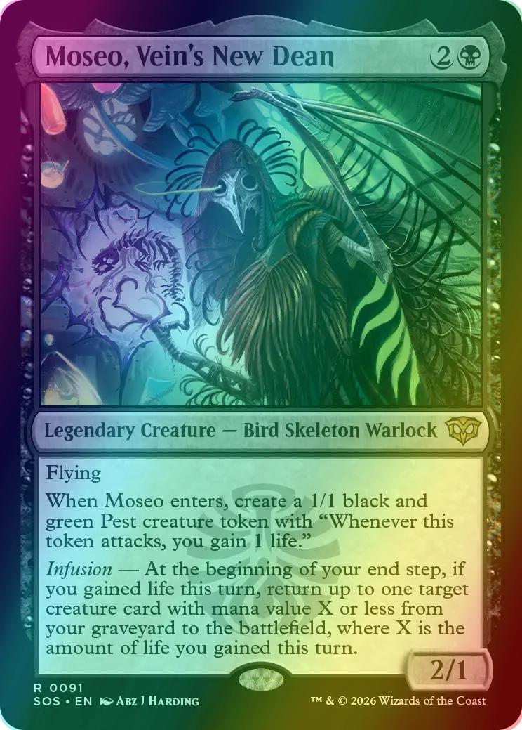 Moseo, Vein's New Dean [91] [Secrets of Strixhaven] [Foil]