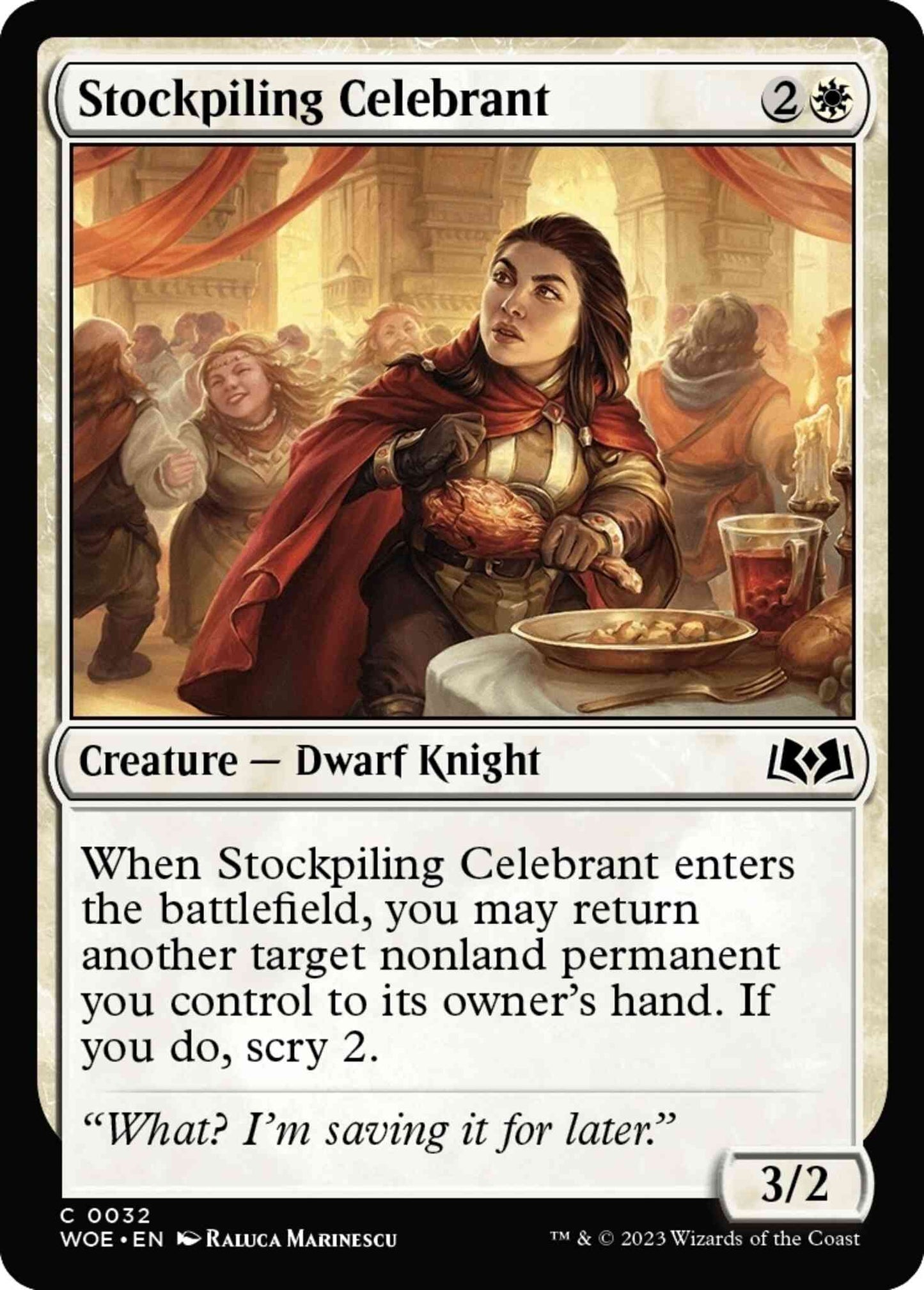 Stockpiling Celebrant [32] [Wilds of Eldraine] [Non-Foil]