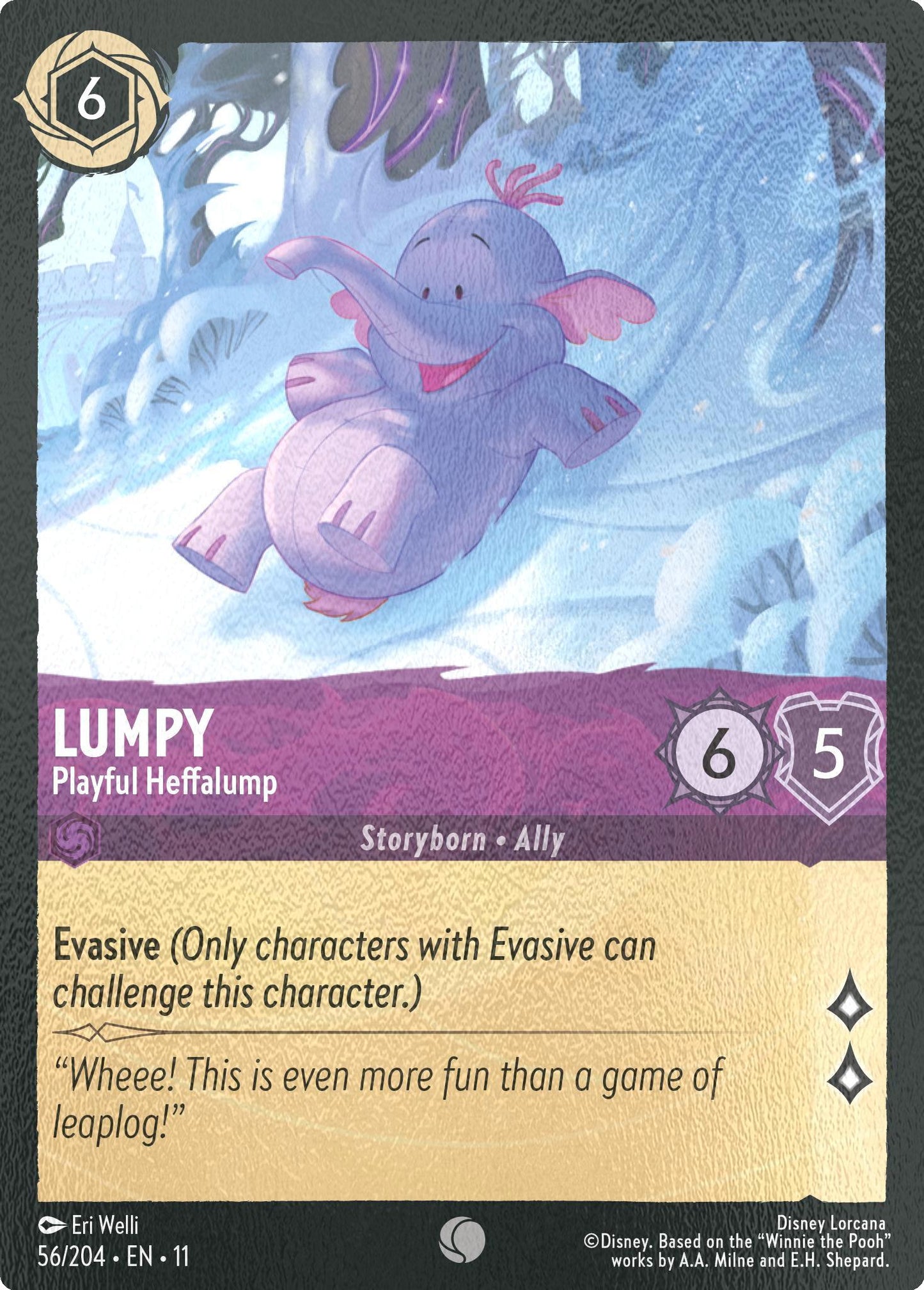 Lumpy - Playful Heffalump - 56/204 [Winterspell] [Cold Foil]
