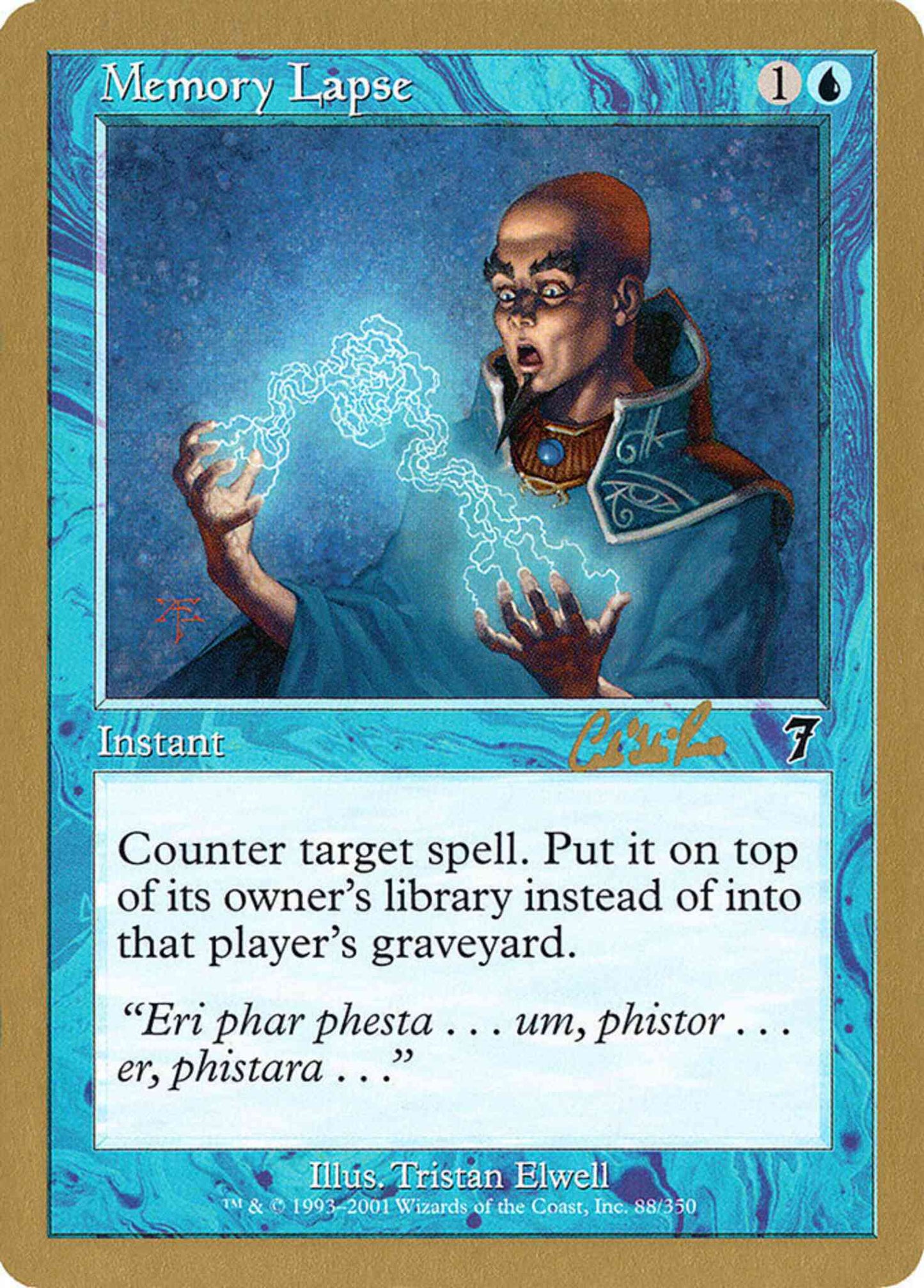 Memory Lapse [cr88] [World Championship Decks 2002] [Non-Foil]