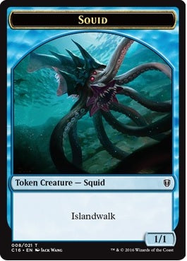 Soldier Token (05) // Squid Token (08) [Commander 2016 Tokens] [Non-Foil]