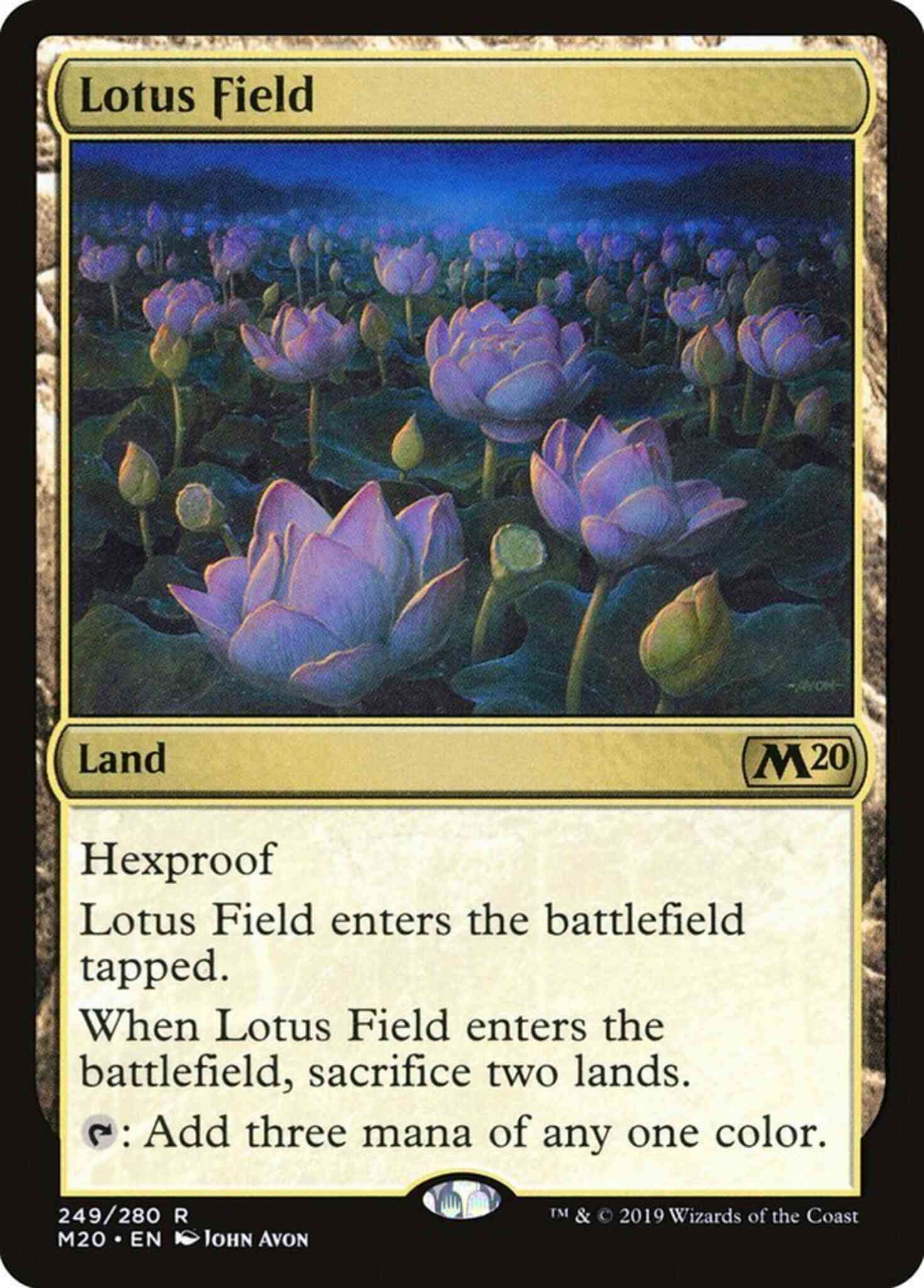 Lotus Field [249] [Core Set 2020] [Non-Foil] – Face to Face Games