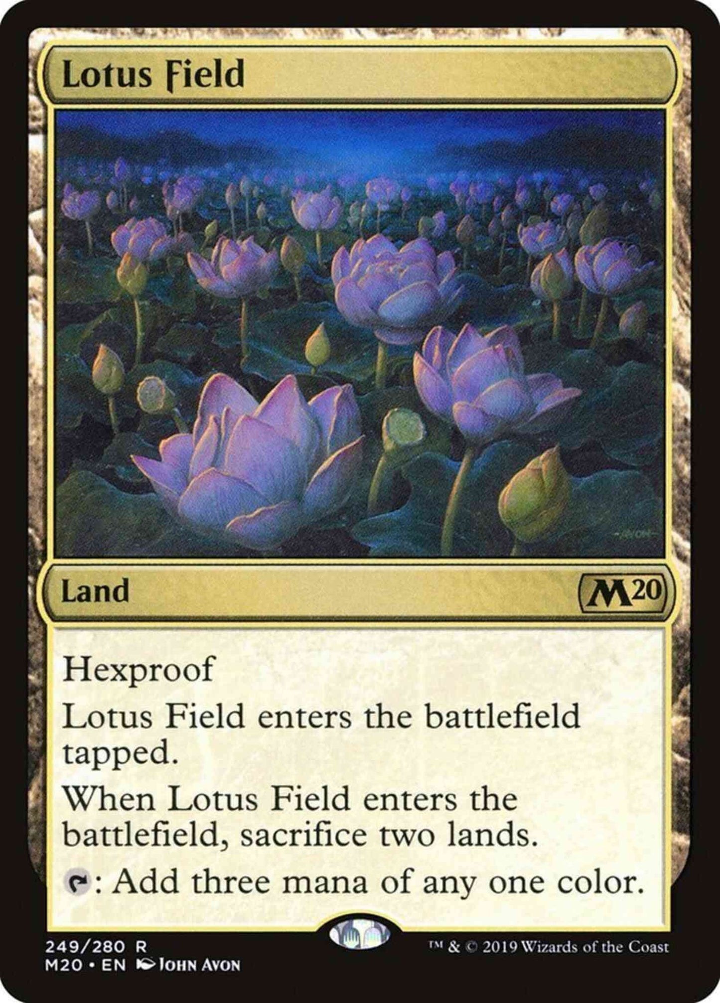 Lotus Field [249] [Core Set 2020] [Non-Foil]