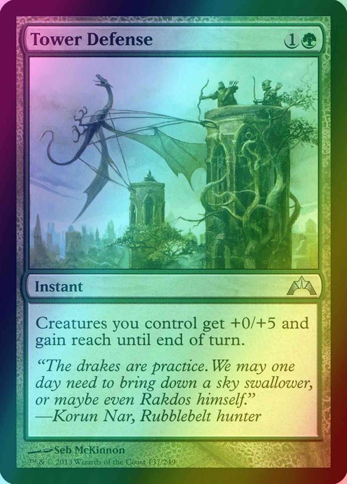 Tower Defense [137] [Gatecrash] [Foil]