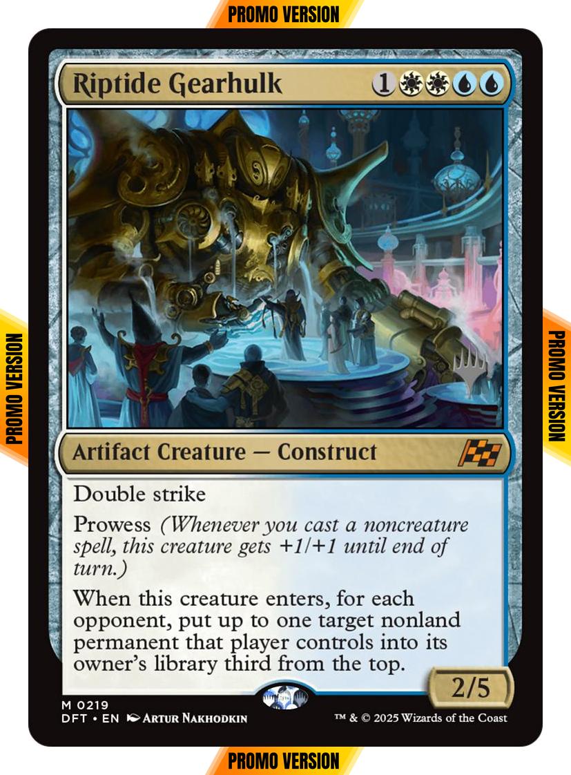 Riptide Gearhulk [219p] [Promo Pack] [Aetherdrift: Promos] [Non-Foil]