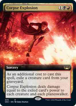 Corpse Explosion [435] [Extended Art] [Streets of New Capenna] [Non-Foil]