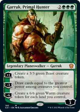 Garruk, Primal Hunter [190] [Commander 2021] [Non-Foil]