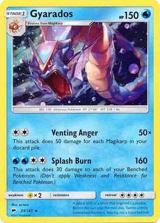 Gyarados - 33/147 - Promo [Blister Pack] [SM3MSP-33] [Cosmos Holo]