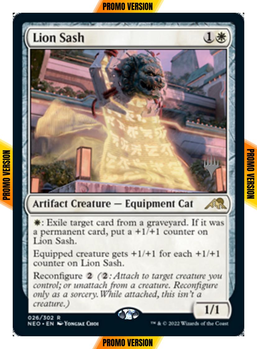 Lion Sash [Promo Pack] [26p] [Kamigawa: Neon Dynasty: Promos] [Non-Foil]