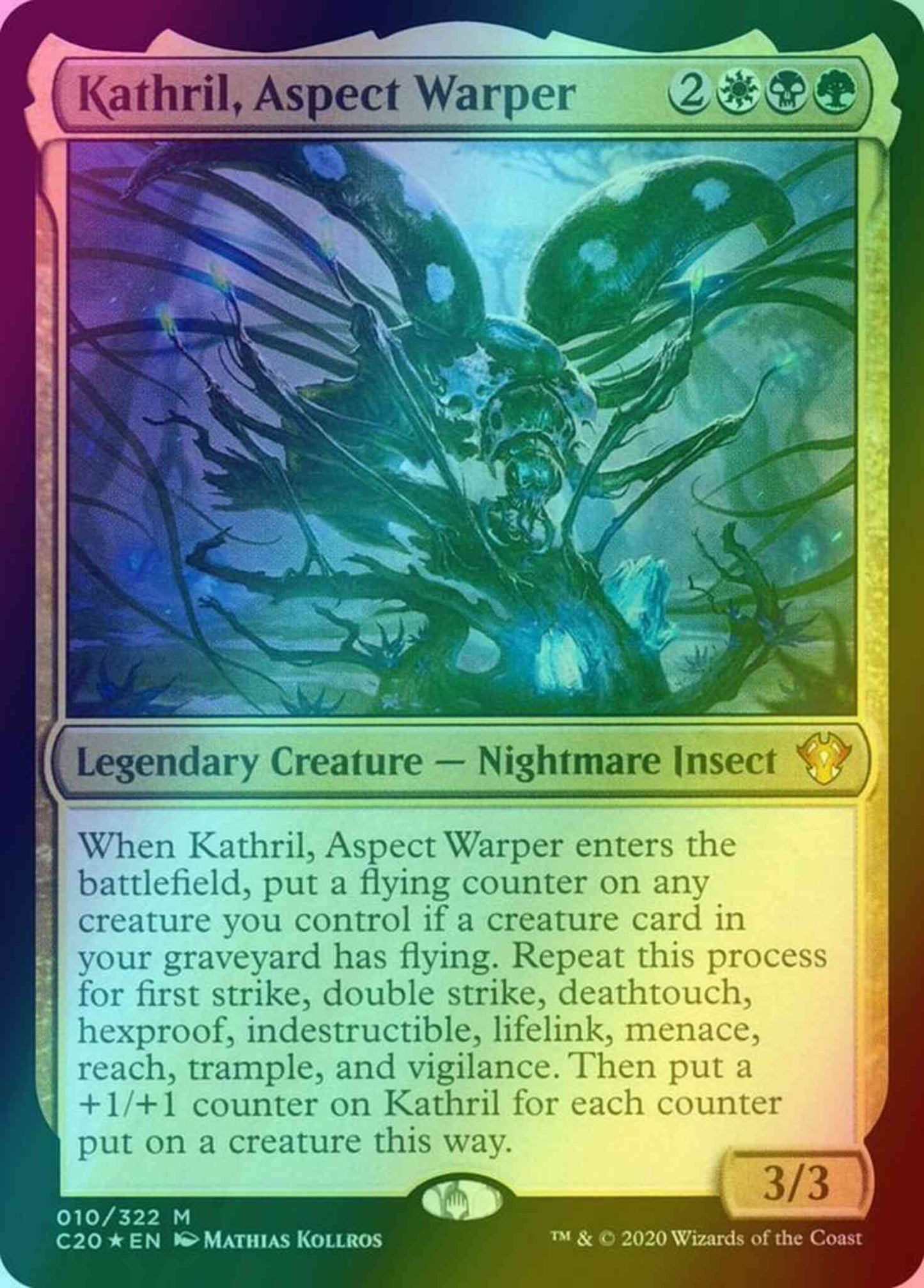 Kathril, Aspect Warper [10] [Commander 2020] [Foil]