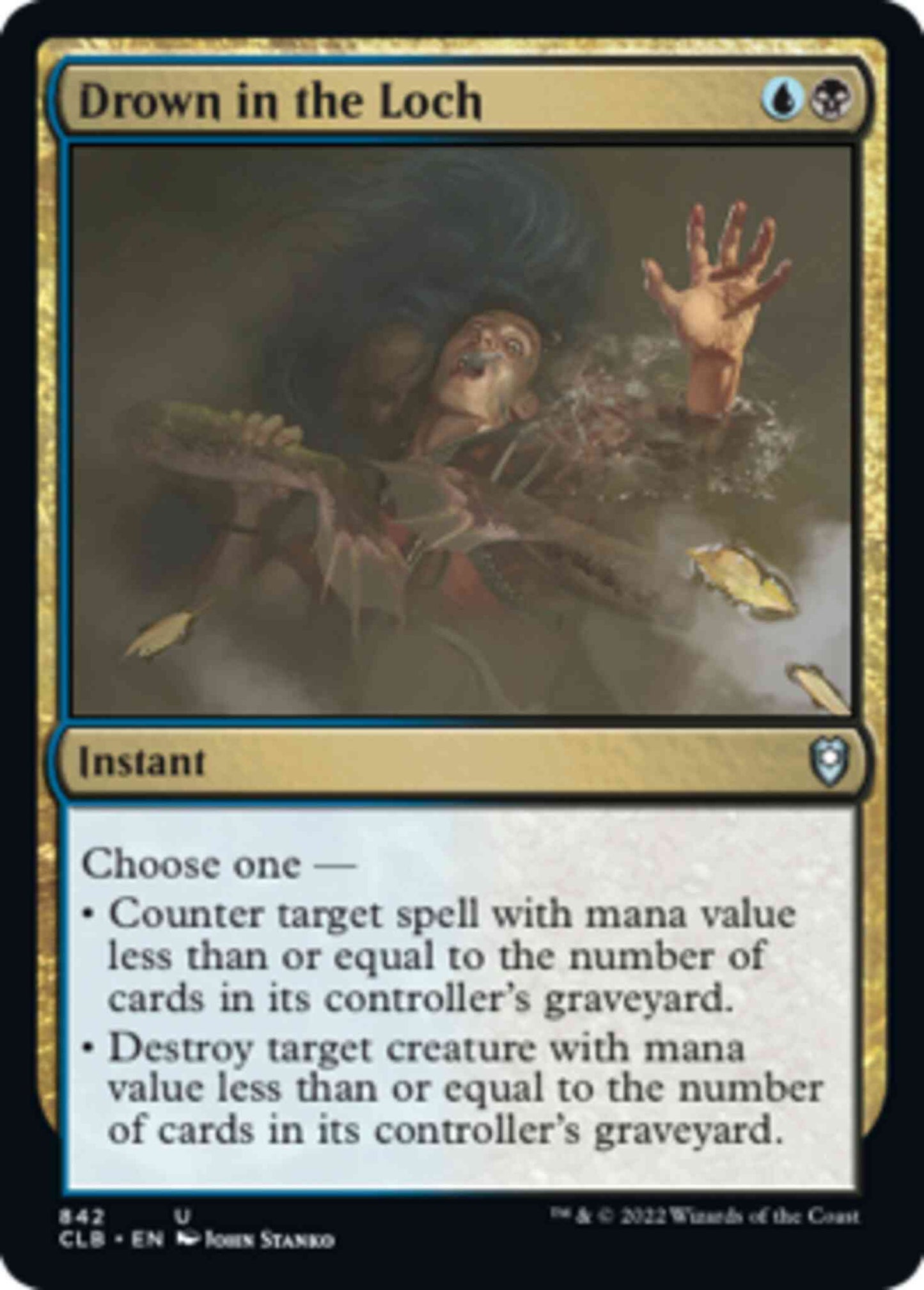 Drown in the Loch [842] [Commander Legends: Battle for Baldur's Gate] [Non-Foil]