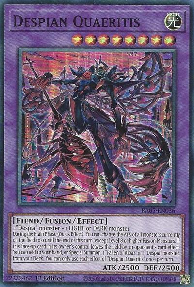 Despian Quaeritis - RA05-EN036 - Super Rare - 1st Edition