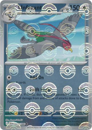 Unfezant - Poké Ball Pattern - 073/086 - Uncommon [sv105b-073] [Reverse Holo]