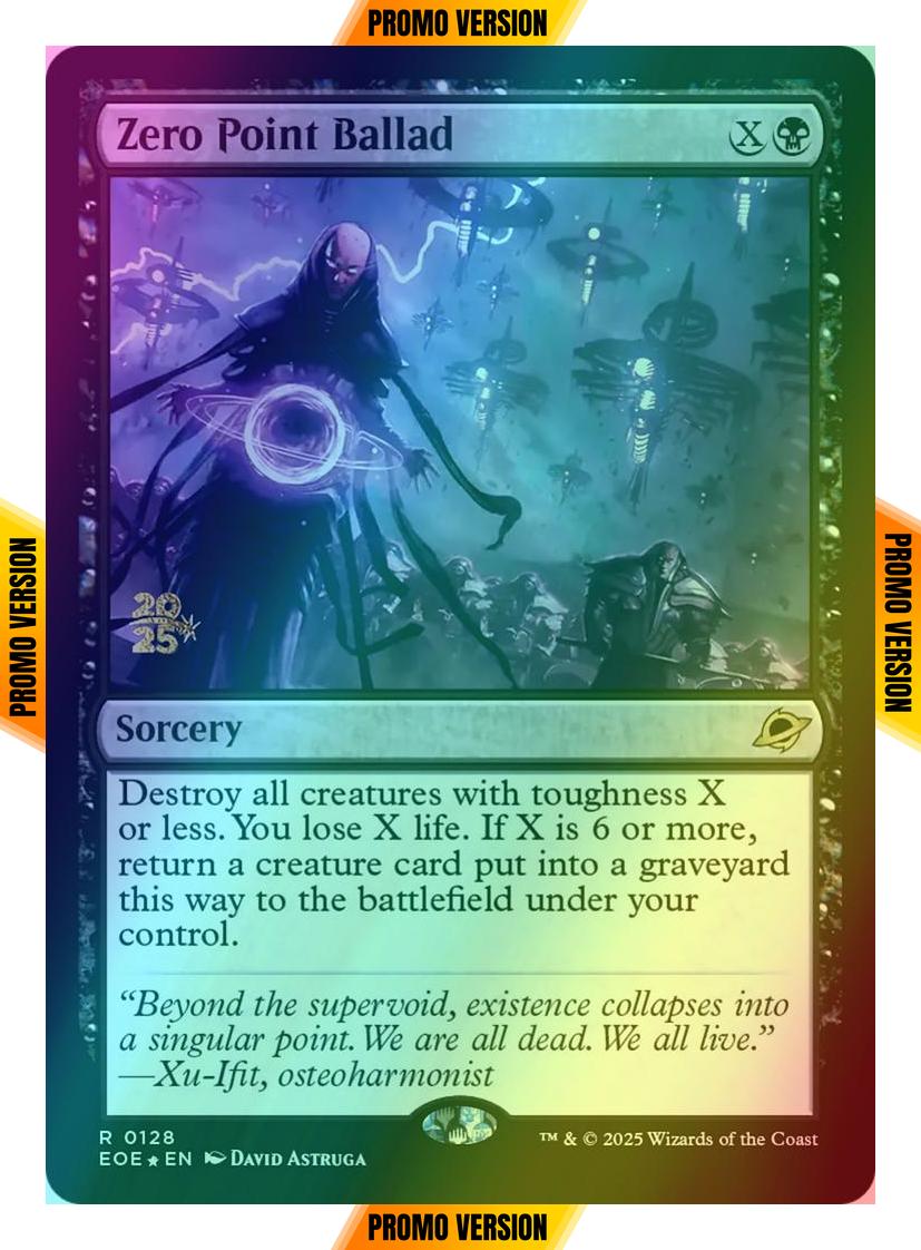 Zero Point Ballad [128s] [Prerelease] [Edge of Eternities: Promos] [Foil]