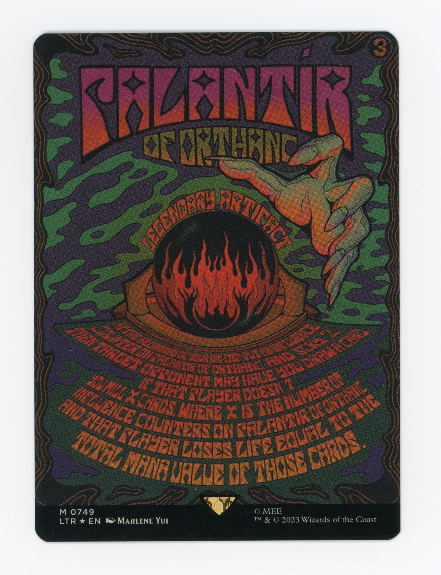 Palantír of Orthanc — Borderless|Poster|Foil — ID 19284