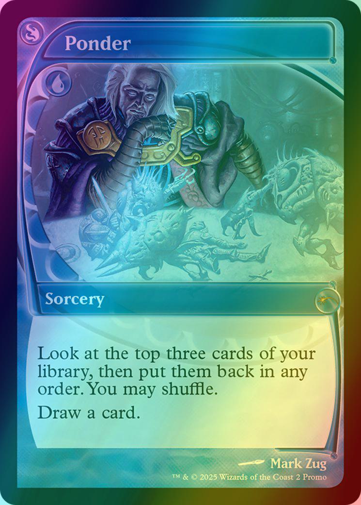 Ponder [2] [Future Frame] [MagicFest 2025] [Foil]