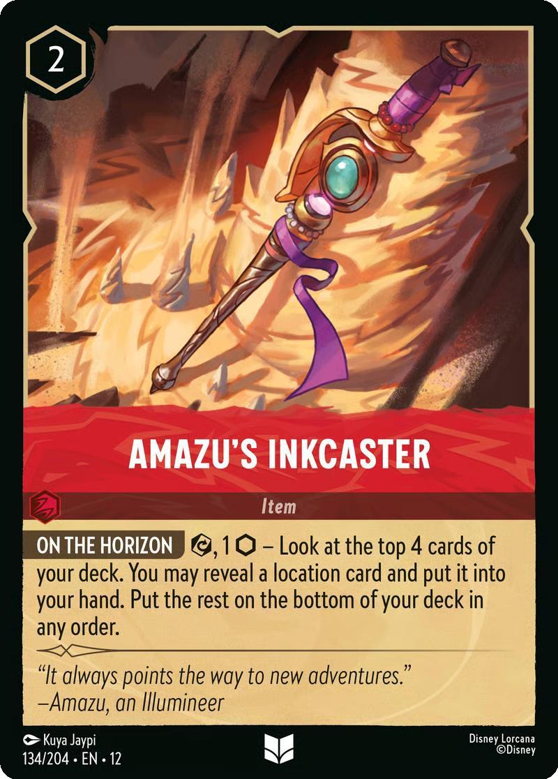 Amazu's Inkcaster - 134/204 [Wilds Unknown] [Non-Foil]