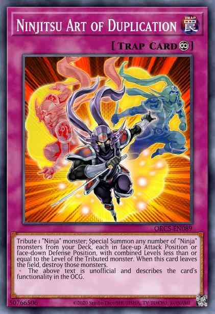 Ninjitsu Art of Duplication - ORCS-EN089 - Rare - Unlimited