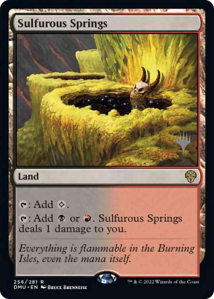 Sulfurous Springs [256p] [Promo Pack] [Dominaria United: Promos] [Non-Foil]