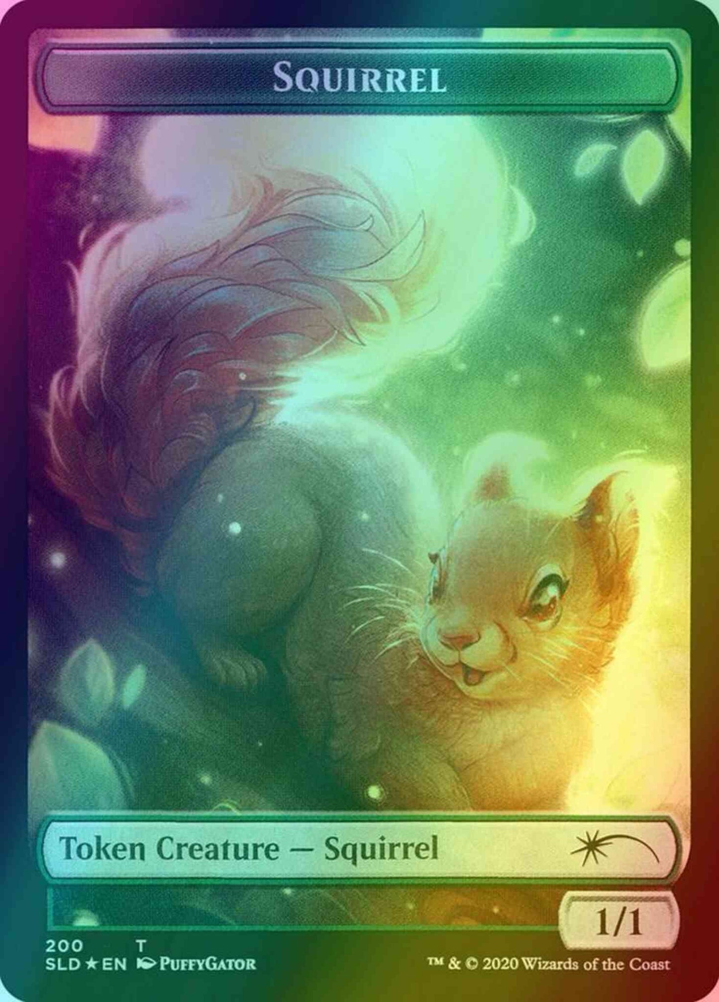 Squirrel Token [0200] [Hope You Like Squirrels] [Secret Lair Drop] [Foil]