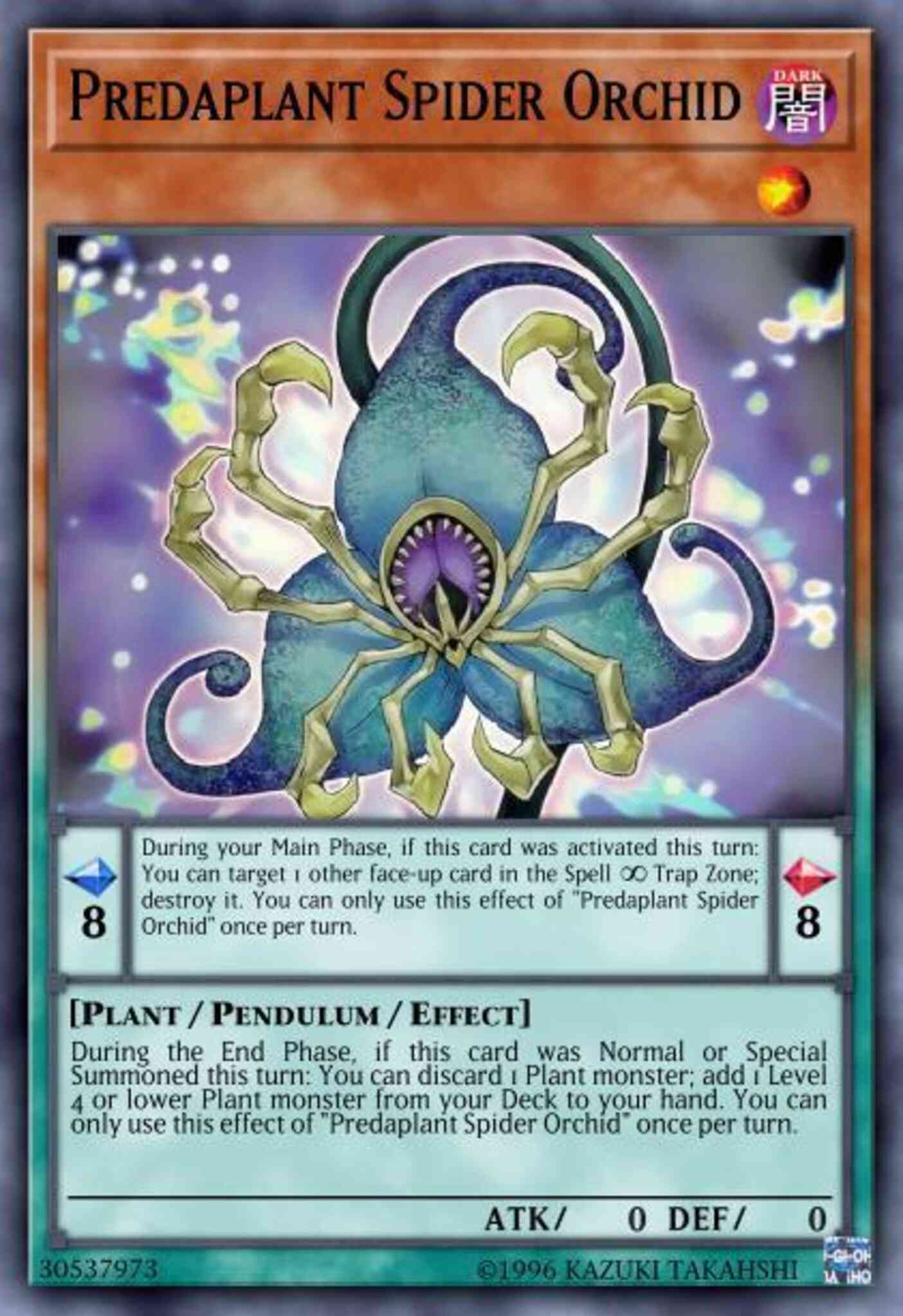 Predaplant Spider Orchid - DUPO-EN035 - Ultra Rare - 1st Edition