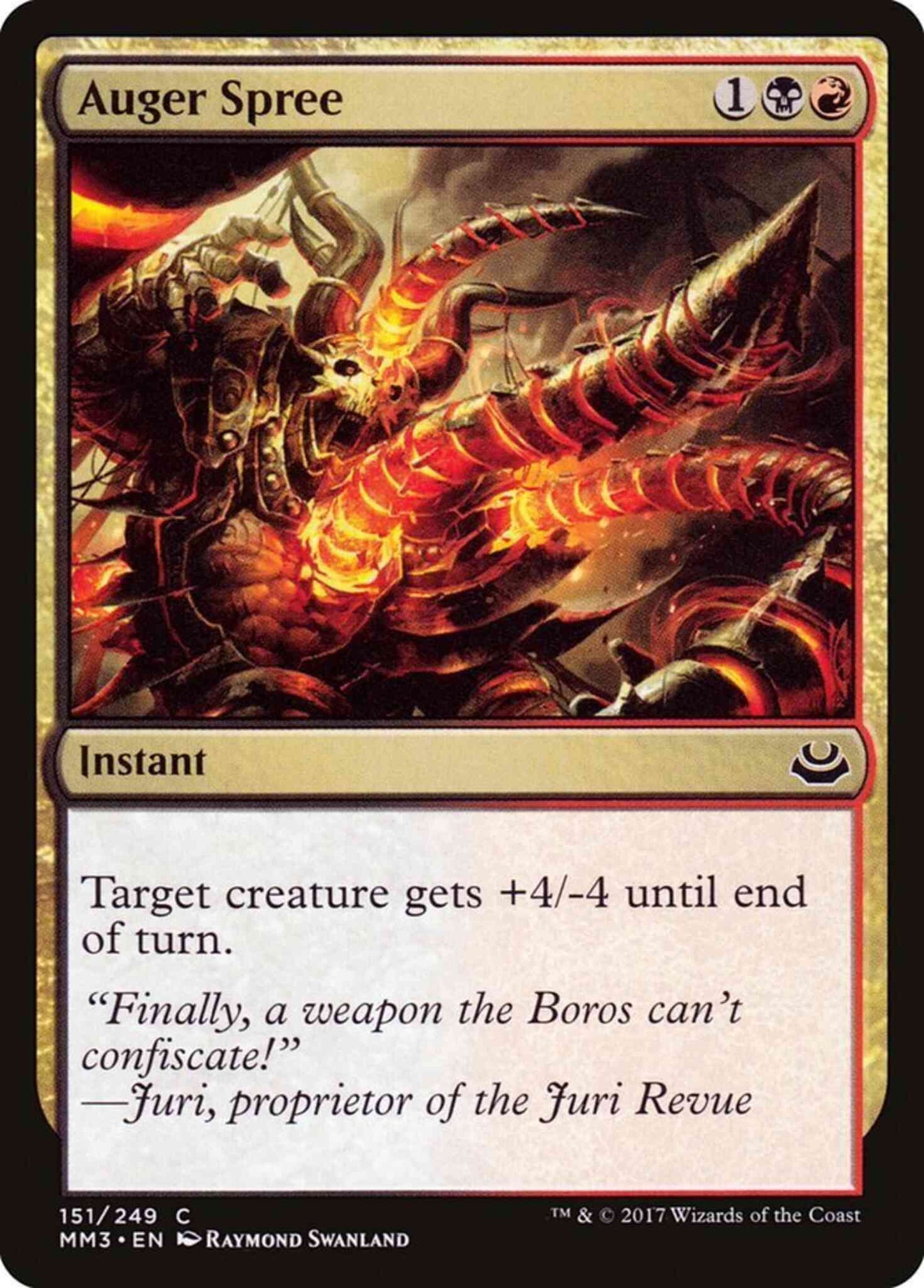 Auger Spree [151] [Modern Masters 2017] [Non-Foil]