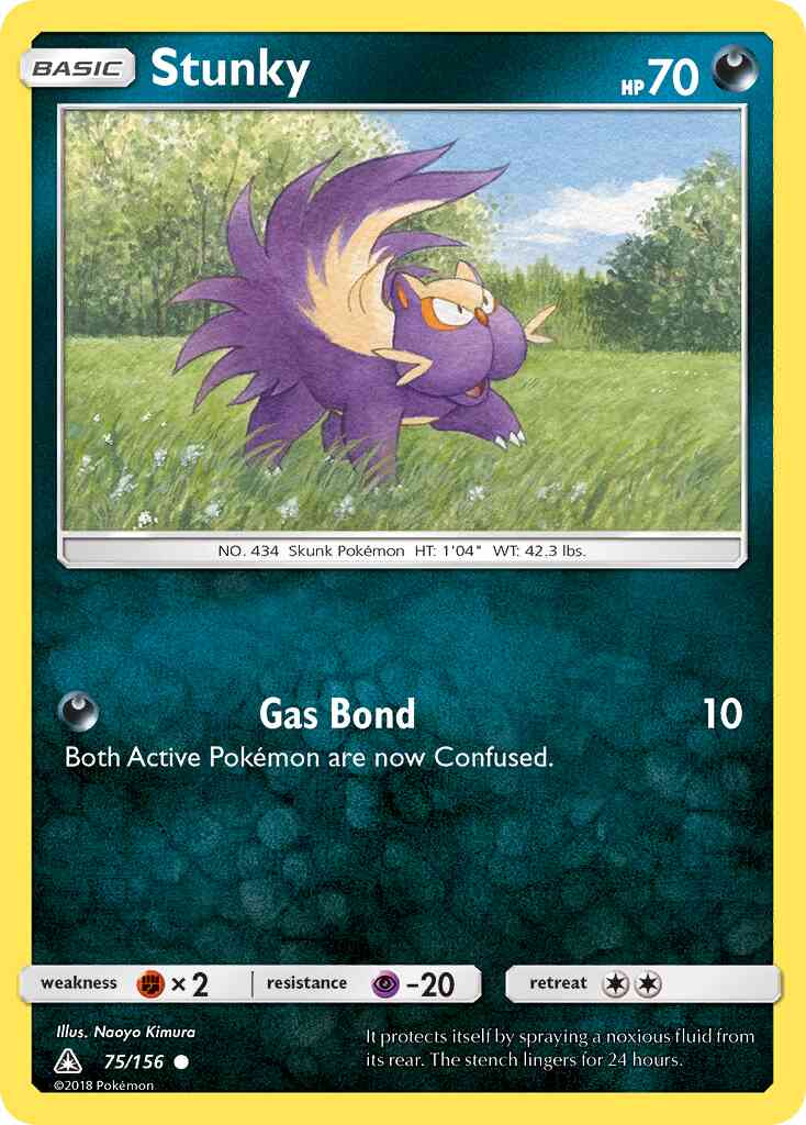 Stunky - 75/156 - Common [sm5-75] [Reverse Holo]