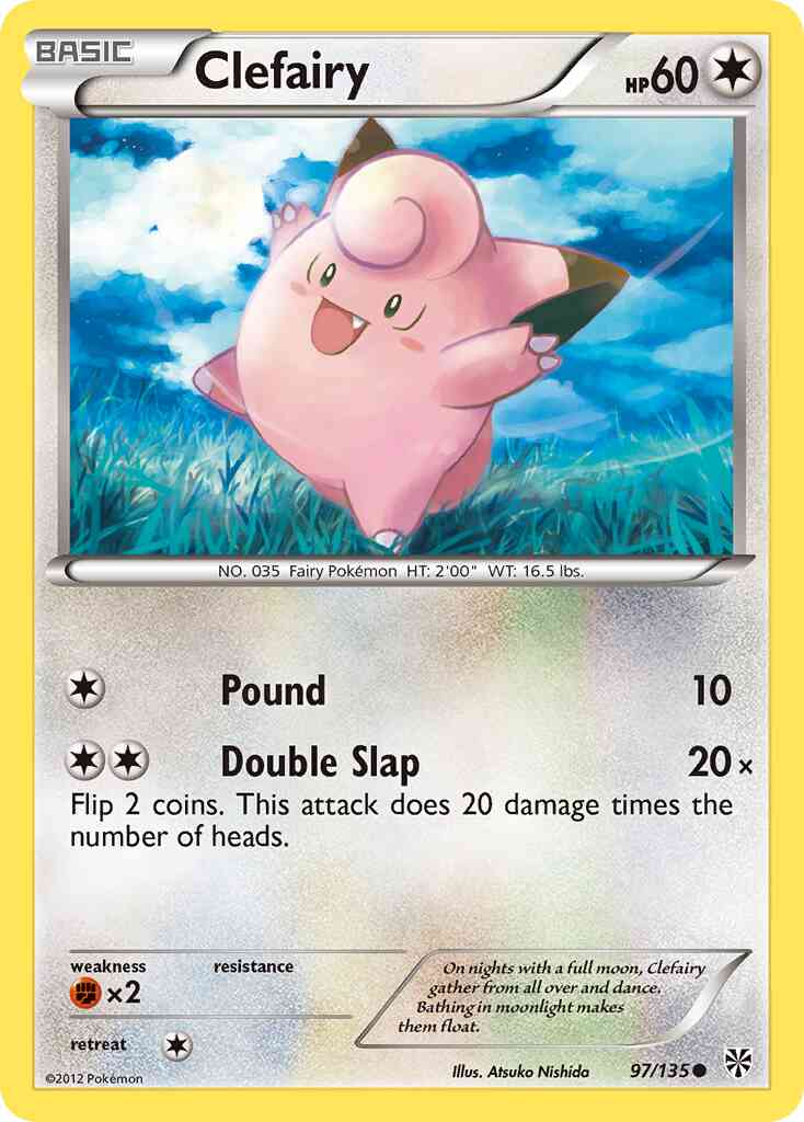 Clefairy - 97/135 - Common [bw8-97] [Non-Holo]