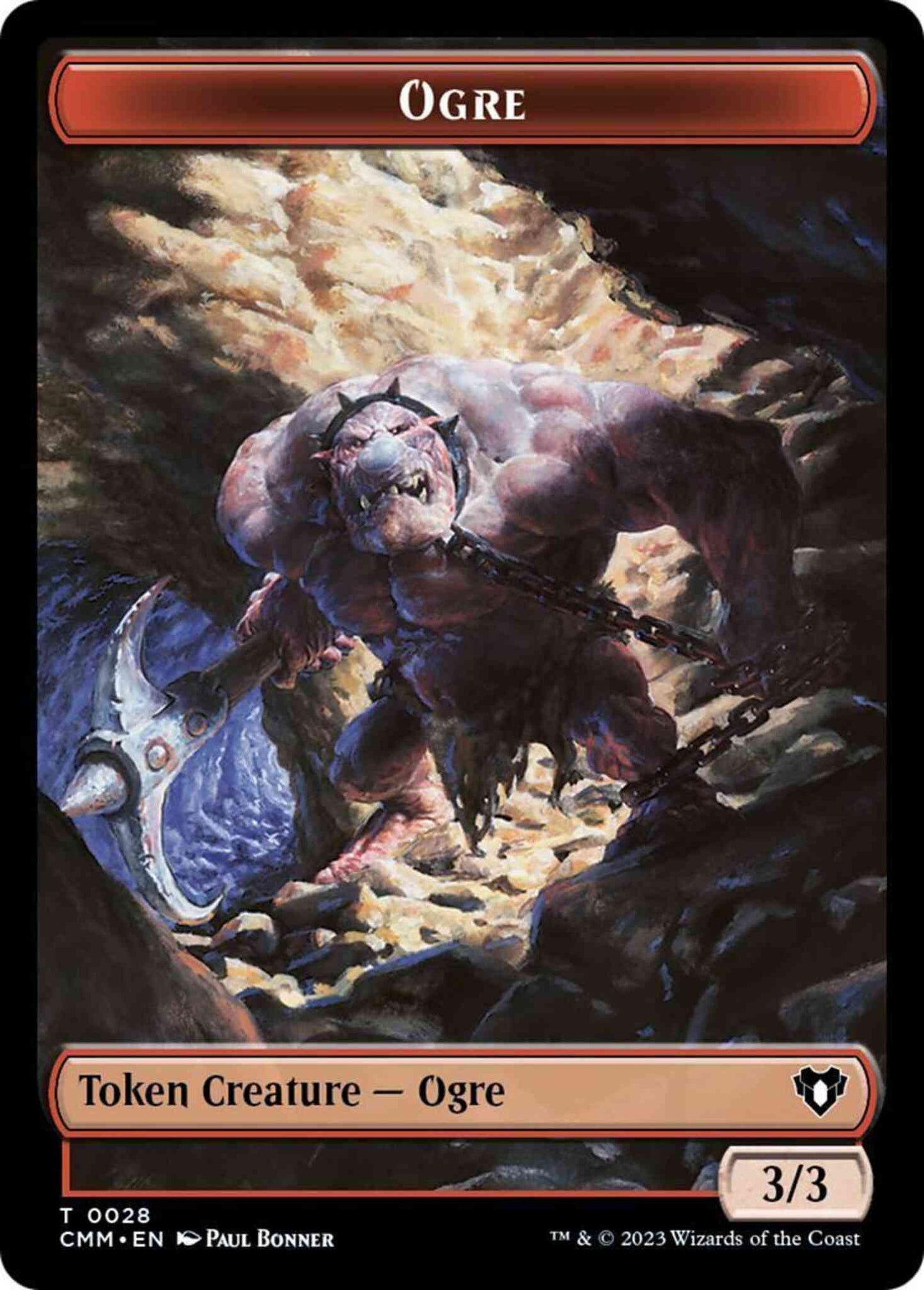 Ogre Token (28) // Soldier Token (09) [Commander Masters: Tokens] [Non-Foil]
