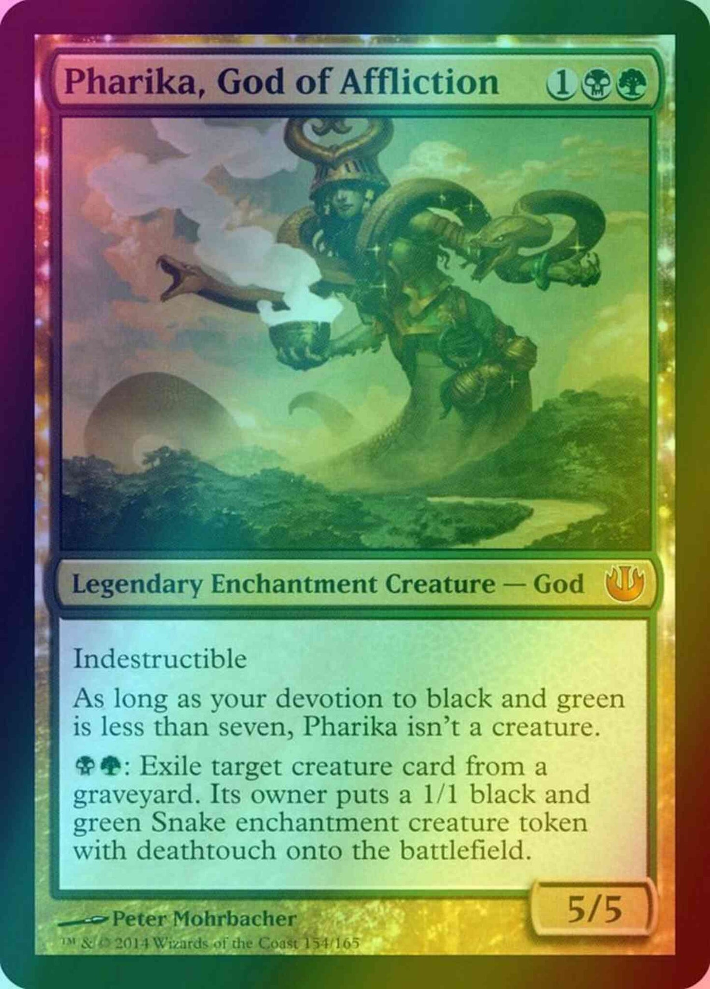 Pharika, God of Affliction [154] [Journey into Nyx] [Foil]