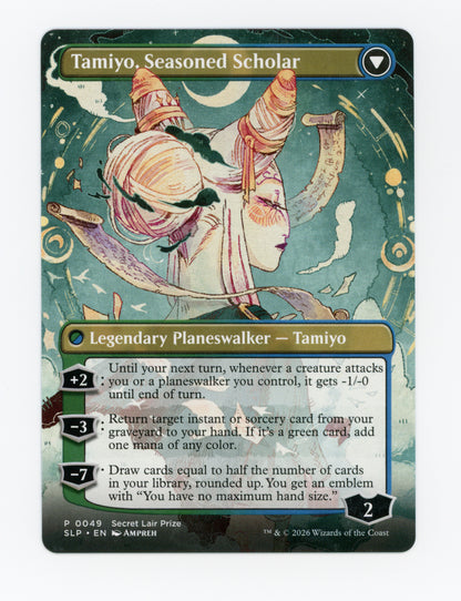 Tamiyo, Inquisitive Student // Tamiyo, Seasoned Scholar — Borderless — ID 18663