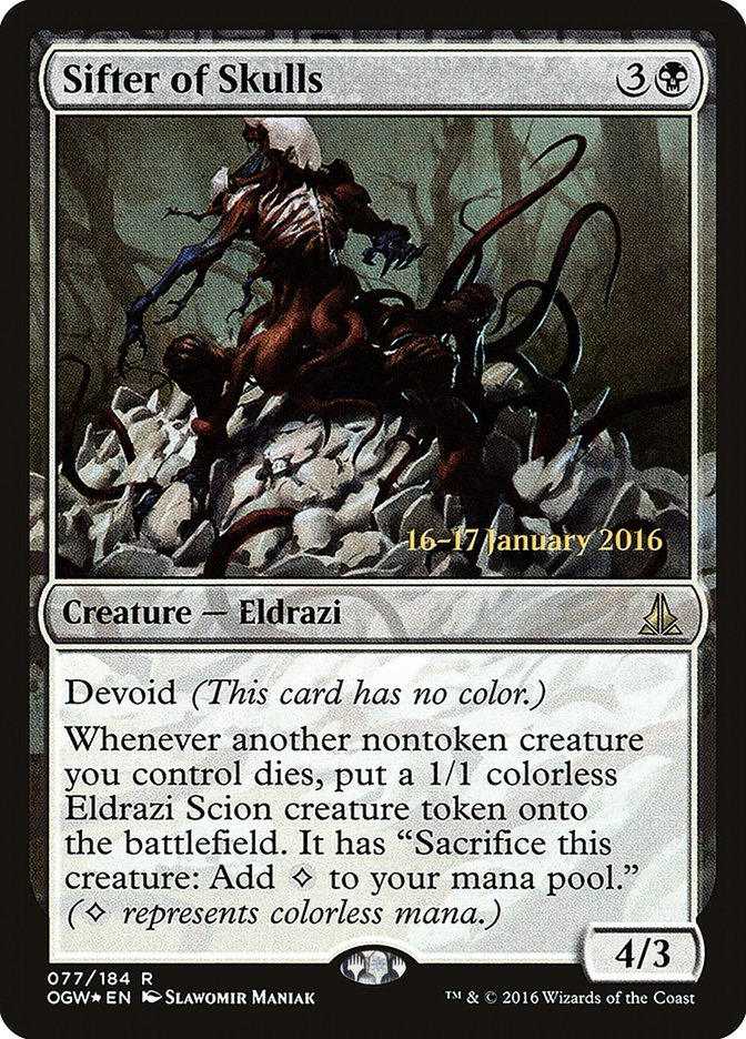 Sifter of Skulls [77s] [Oath of the Gatewatch Promos] [Foil]