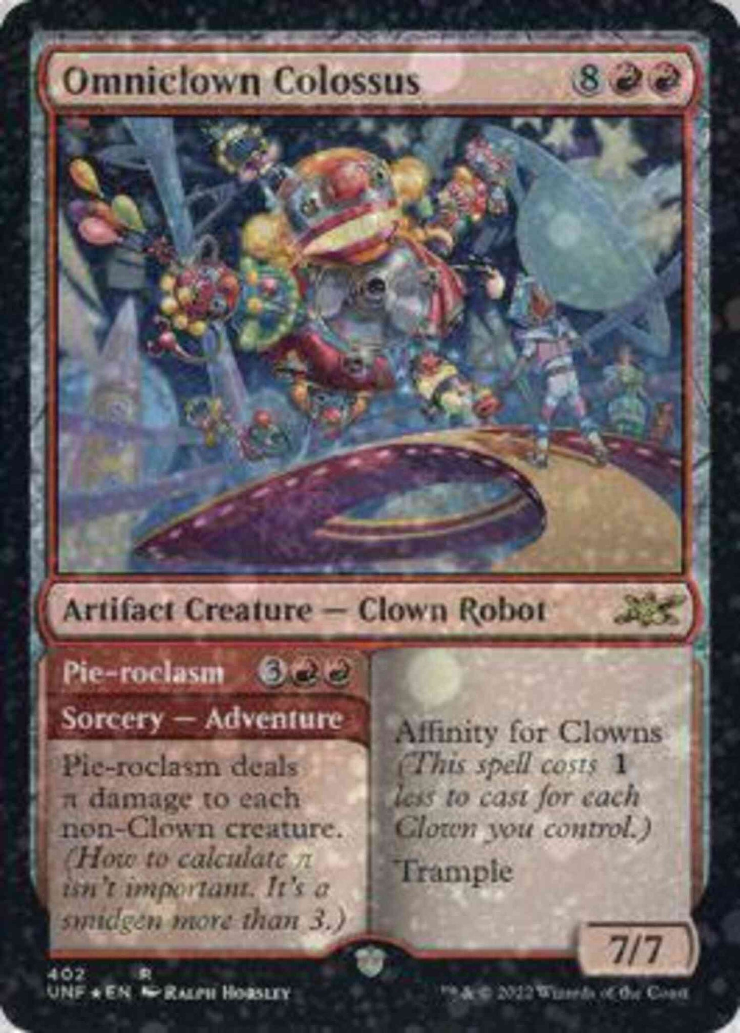 Omniclown Colossus // Pie-roclasm [402] [Unfinity] [Galaxy Foil]