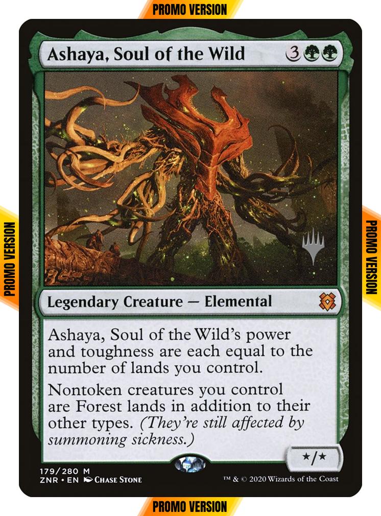 Ashaya, Soul of the Wild [Promo Pack] [179p] [Zendikar Rising Promos] [Non-Foil]