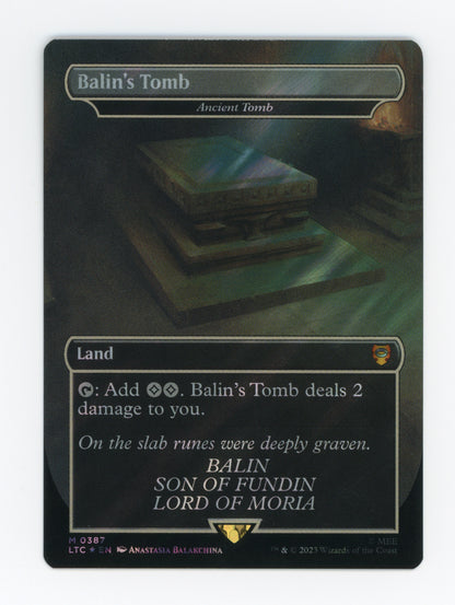Balin's Tomb - Ancient Tomb — Borderless|Realms and Relics|Surge Foil — ID 19987