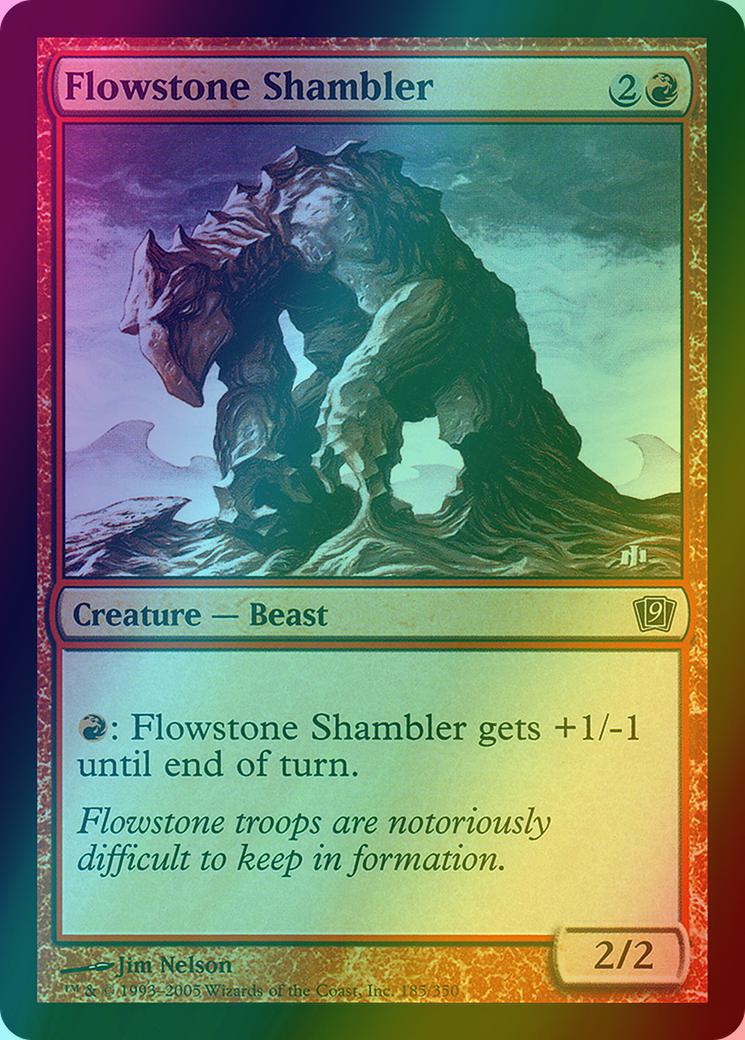 Flowstone Shambler [185x] [Ninth Edition] [Foil]