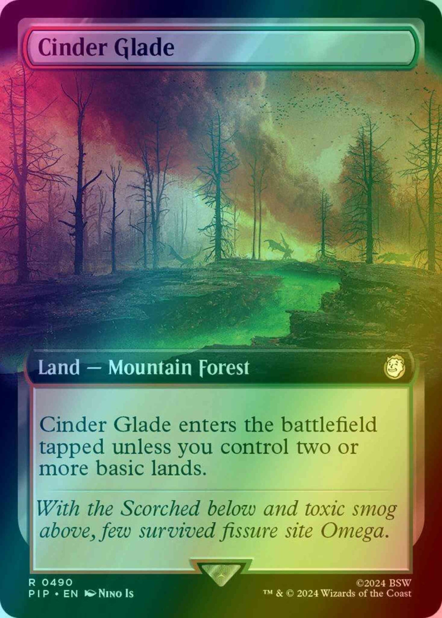 Cinder Glade [490] [Extended Art] [Fallout] [Foil]