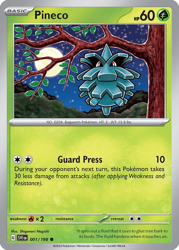 Pineco - 001/198 - Common [sv01-001] [Non-Holo]