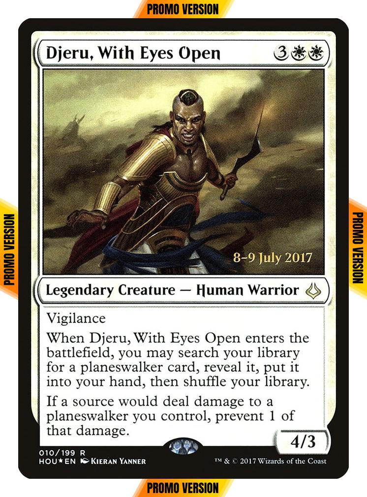 Djeru, With Eyes Open [10s] [Hour of Devastation Promos] [Foil]