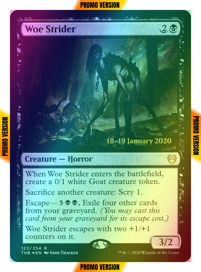 Woe Strider [123s] [Theros Beyond Death Promos] [Foil]