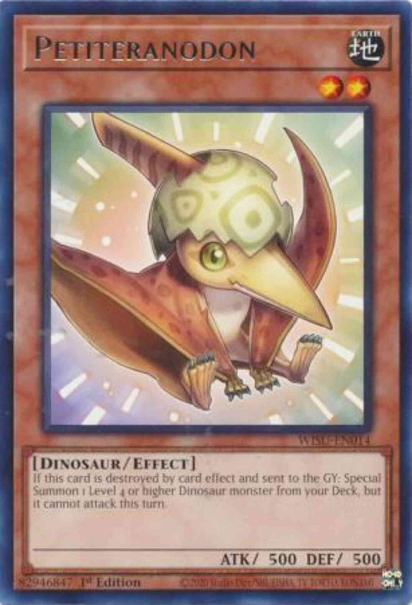 Petiteranodon - WISU-EN014 - Rare - 1st Edition