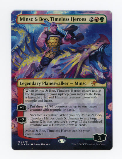 Minsc & Boo, Timeless Heroes — Borderless|Foil — ID 18793