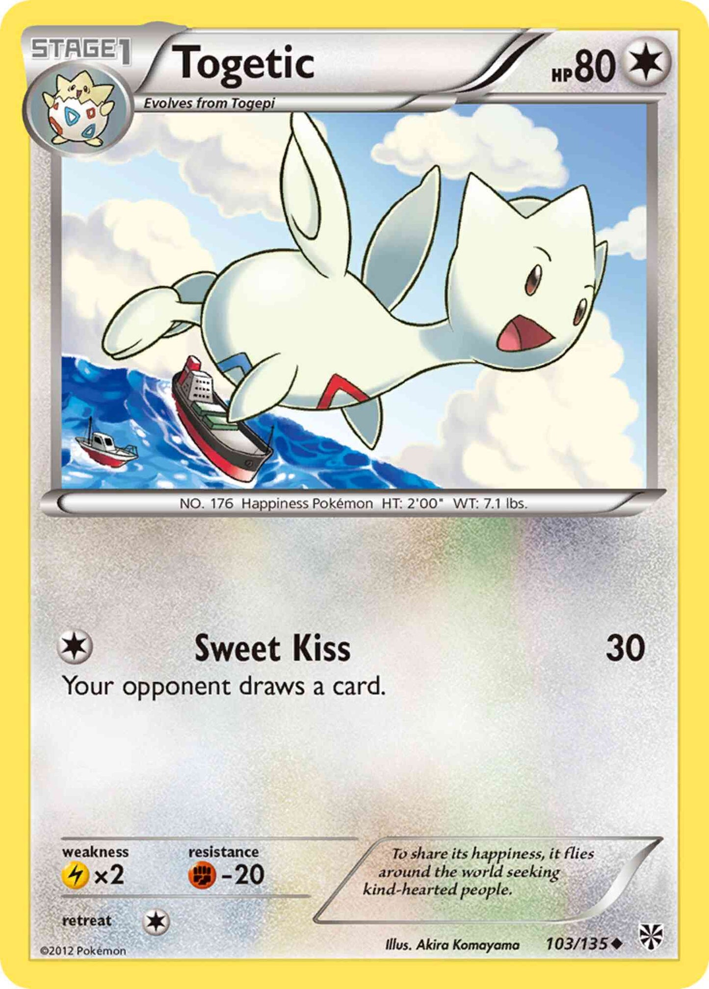 Togetic - 103/135 - Uncommon [bw8-103] [Non-Holo]
