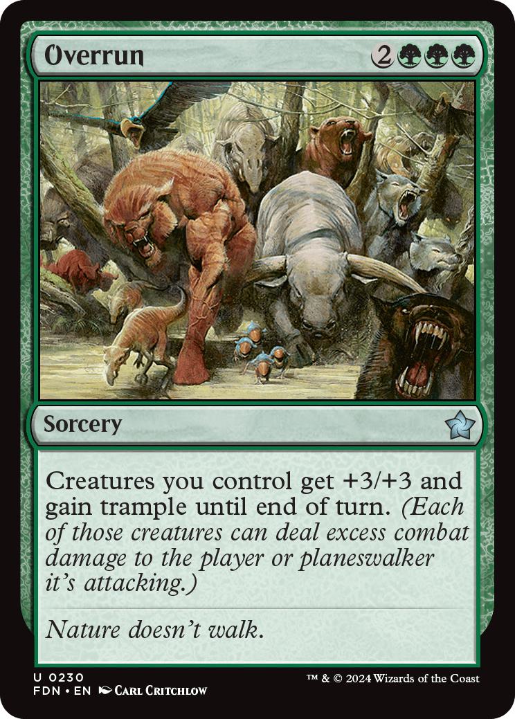 Overrun [230] [Foundations] [Non-Foil]