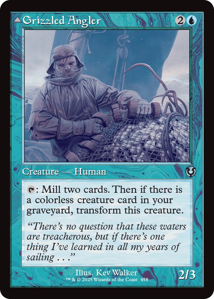 Grizzled Angler // Grisly Anglerfish [458] [Retro Frame] [Innistrad Remastered] [Non-Foil]