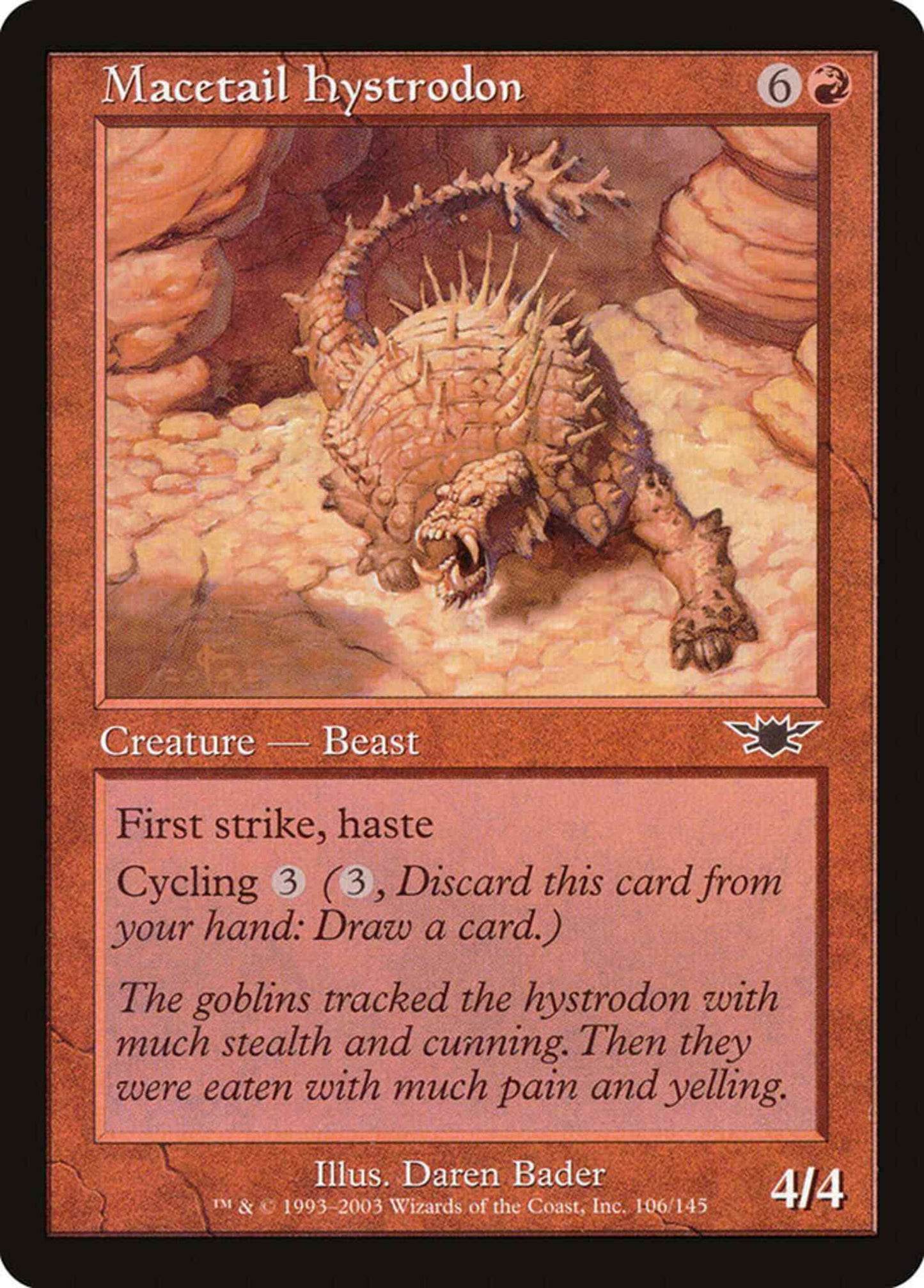 Macetail Hystrodon [106] [Legions] [Non-Foil]