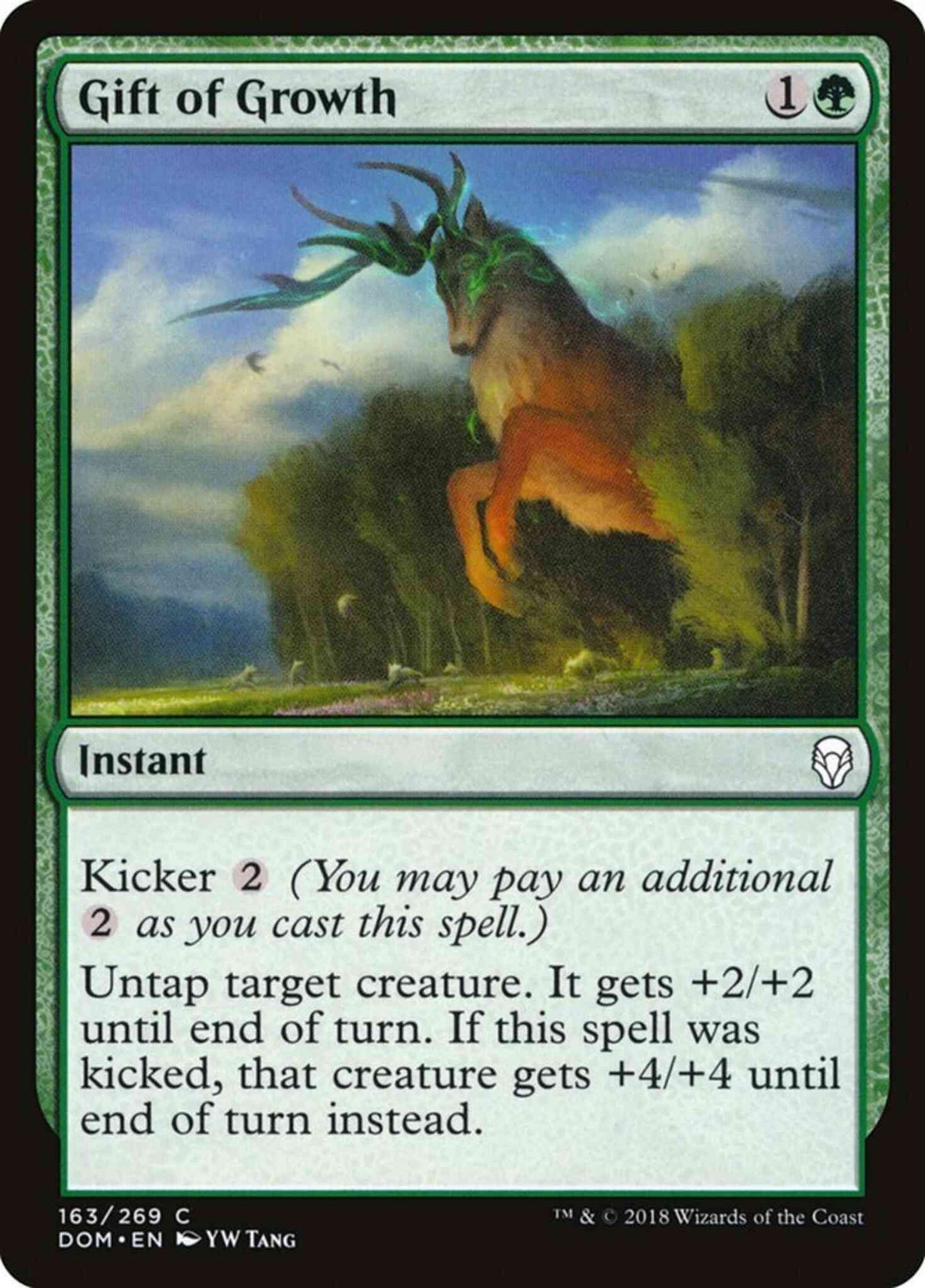 Gift of Growth [163] [Dominaria] [Non-Foil]