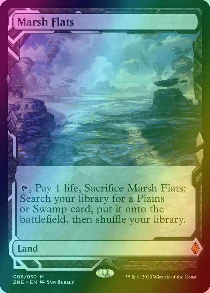 Marsh Flats [6] [Zendikar Rising Expeditions] [Foil]